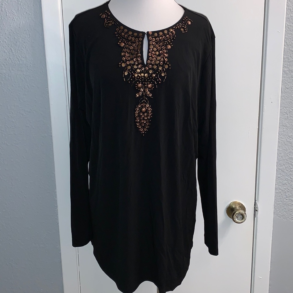 Susan Graver - Black Blouse